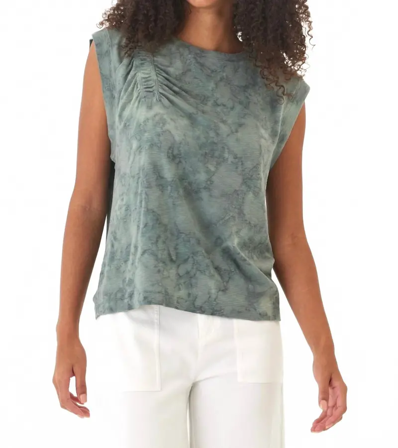 Taliyah Slub Jersey Tee In Wasabi 1