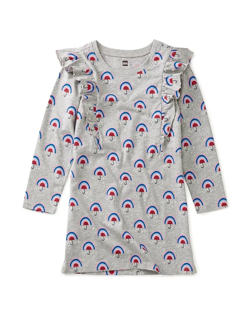 Tea Collection Ruffle Sleeve A-Line Dress 1