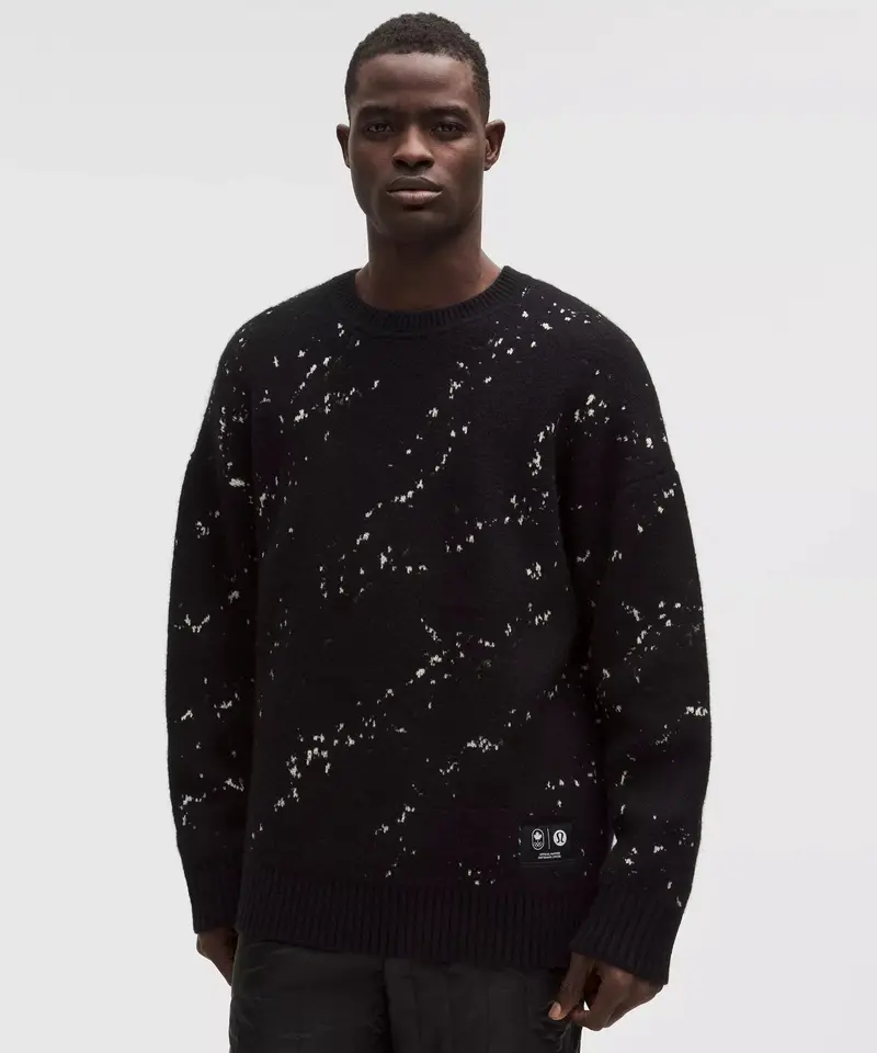 Team Canada Men's Alpaca-Blend Jacquard Sweater 1