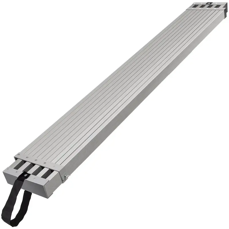 Telescoping Aluminum Work Plank, 6-9 Feet 500Lbs Capacity, 12.5 Inch Width Aluminum Scaffold Plank,Extension Staging Plank With Skid-Proof Platform Scaffold Ladder Accessory 1