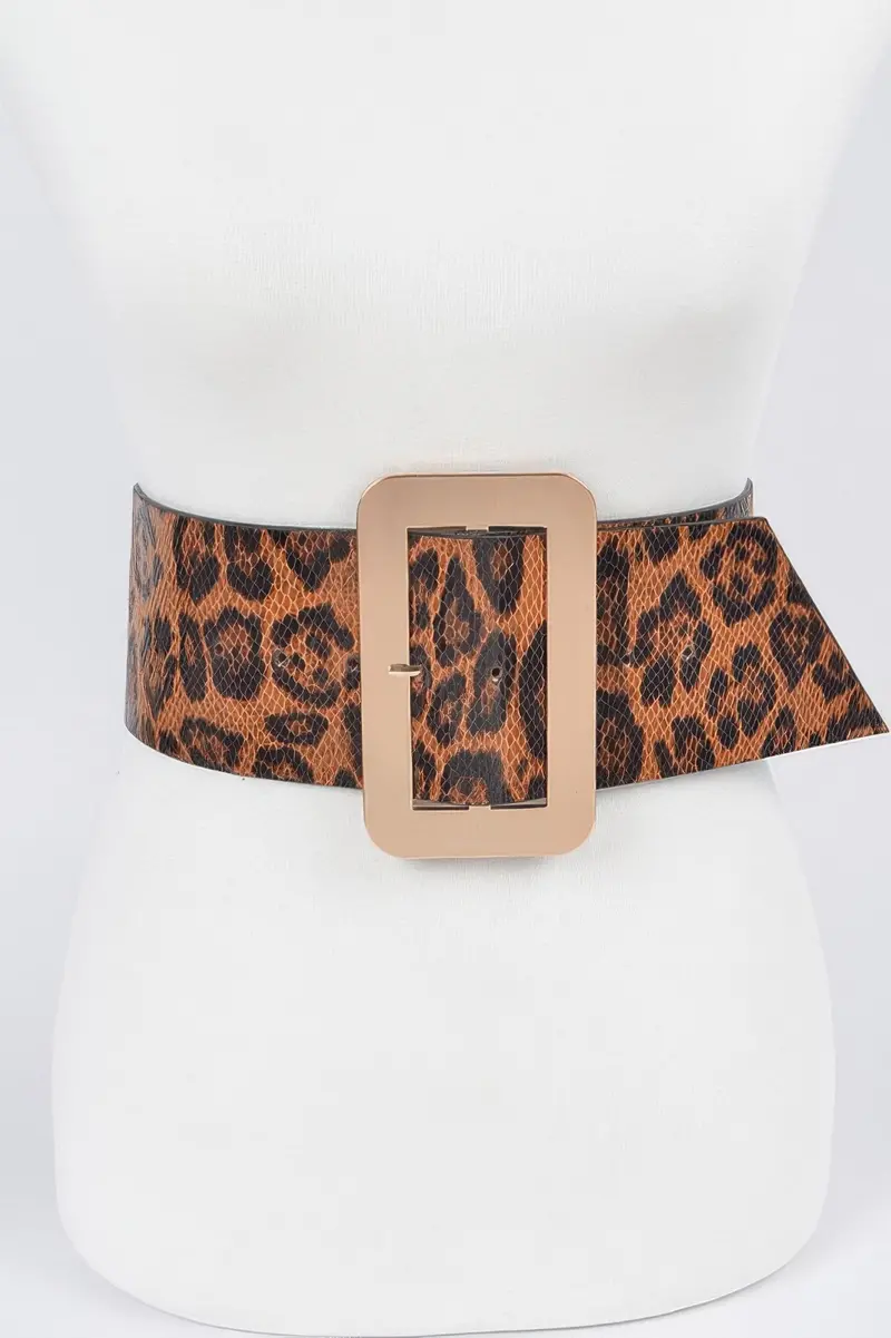 The Bold Leopard Waist Belt 1