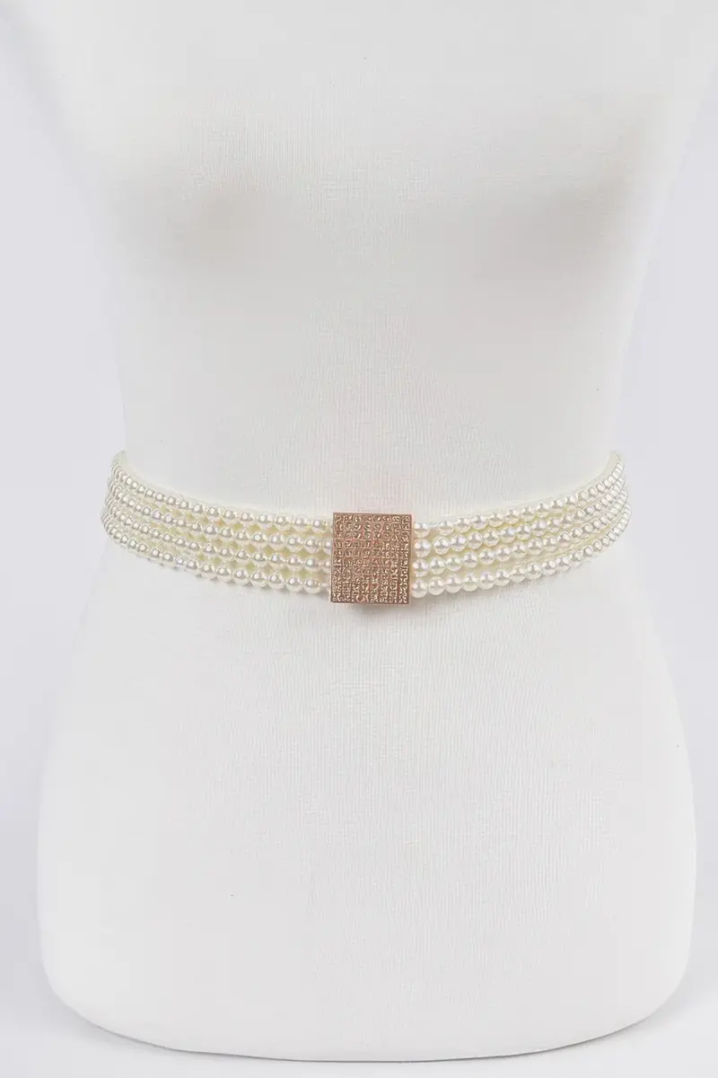 The Classic Pearl Stretch Belt 1