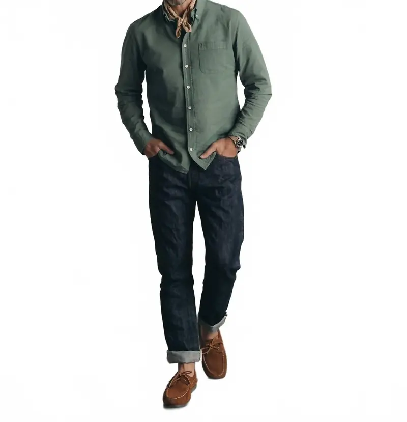 The Jack Shirt In Deep Sea Seersucker 1