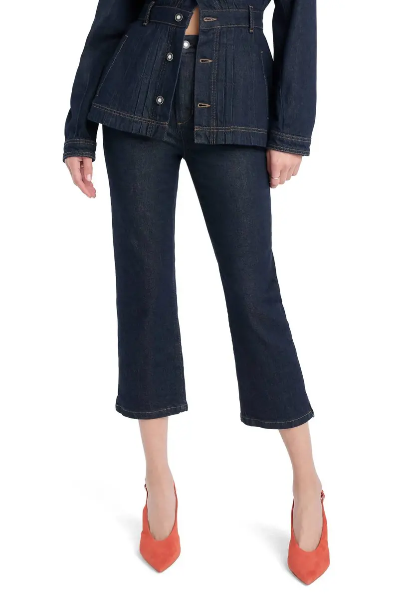 The Jade Capri Jeans In Oxford 1