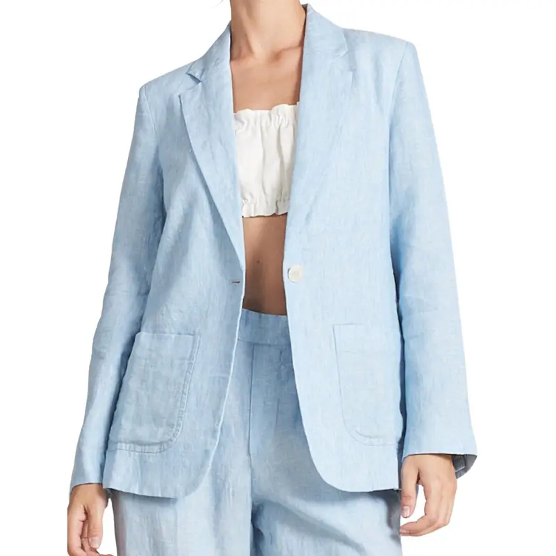 Theo Blazer In Baby Blue 1