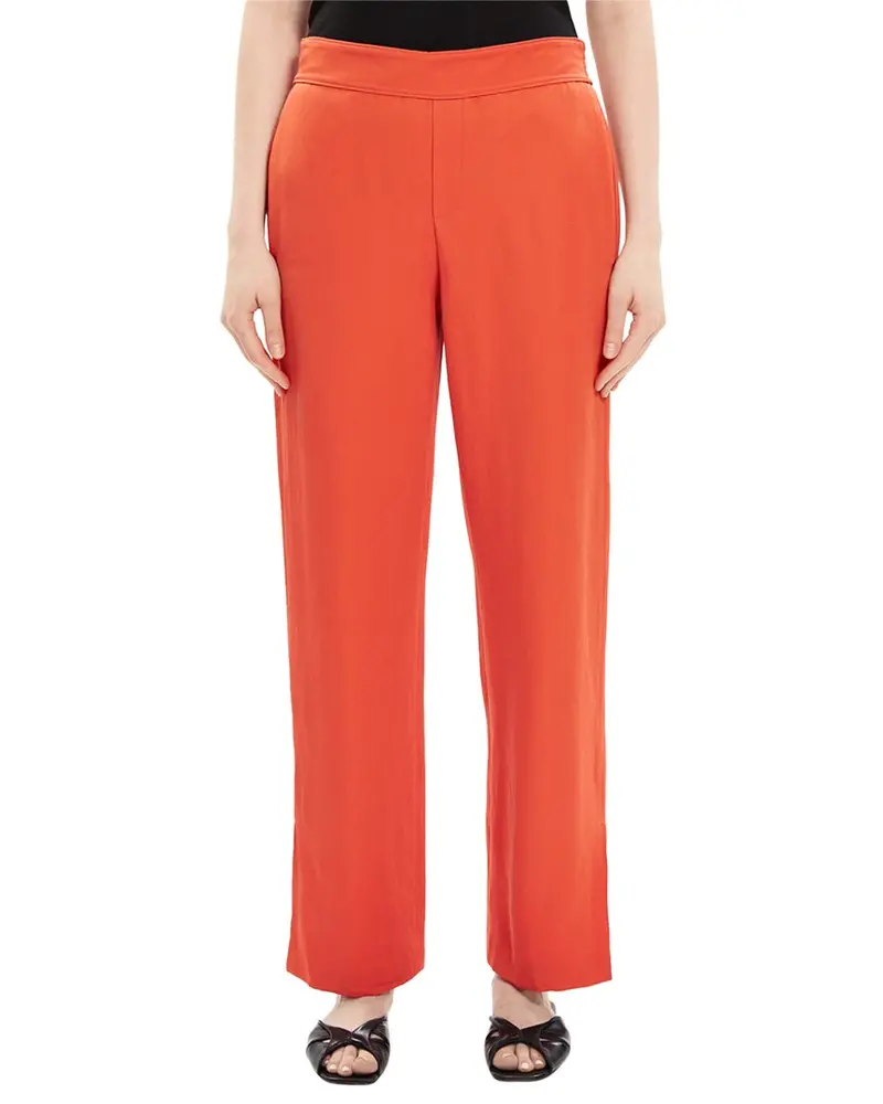 Theory Jolinta Summer Linen-Blend Pant 1