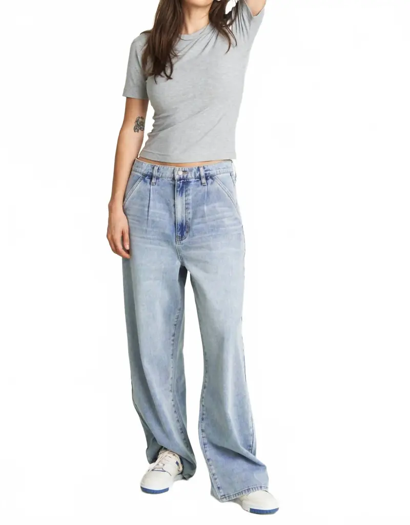 Thompson Low Slung Trouser In Blue 1