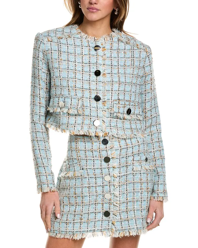 Toccin Lainey Cropped Tweed Jacket 1