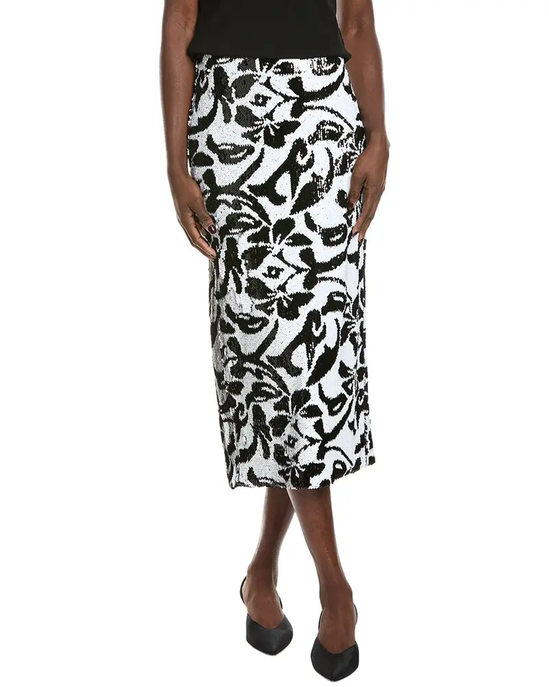 Toccin Leilani Sequin Pencil Skirt 1
