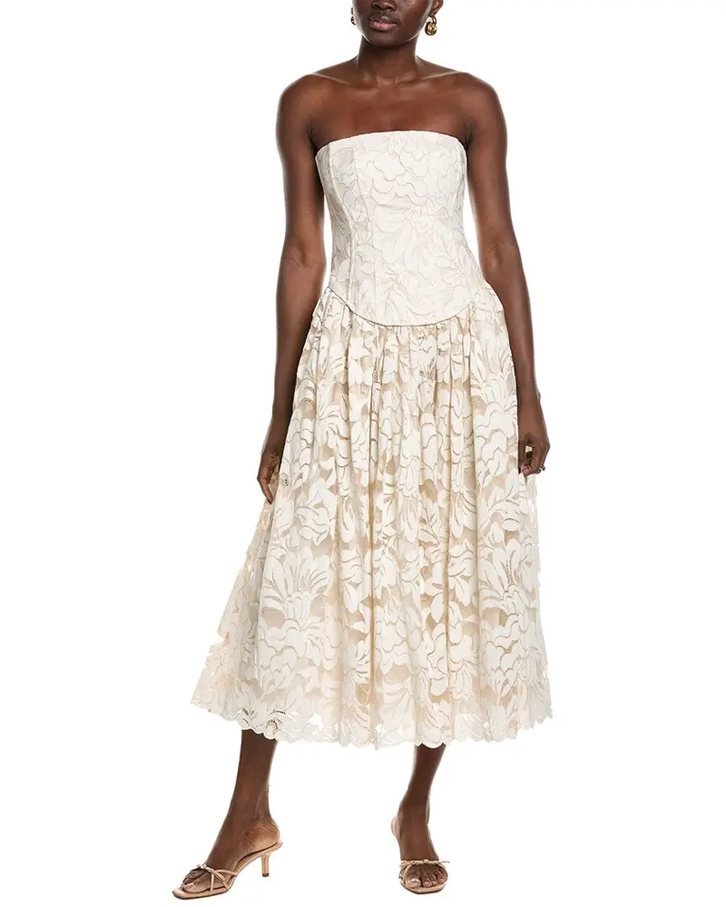 Toccin Melody Corset Midi Dress 1