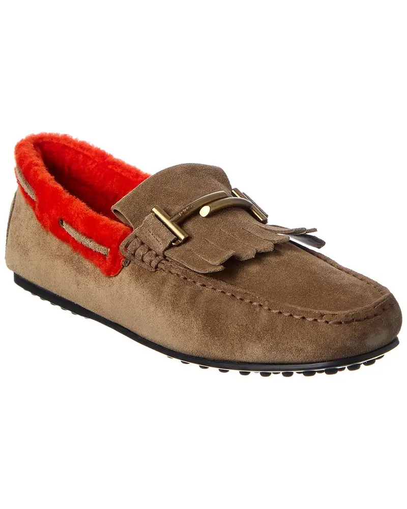 Tod’S City Gommino Suede Loafer 1