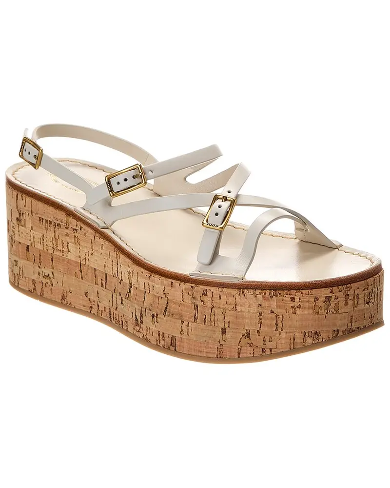Tod’S Leather Wedge Sandal 1