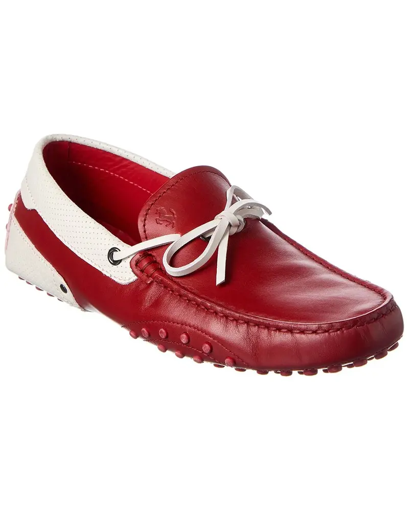 Tod’S X Ferrari Gommino Leather Loafer 1
