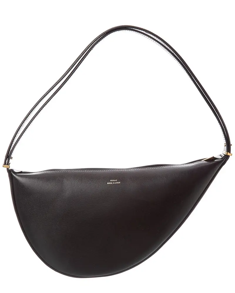 Toteme Scooped Leather Shoulder Bag 1
