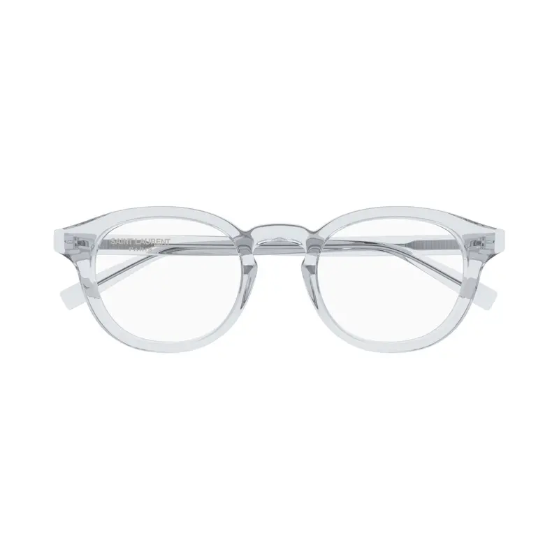 Translucent Rounded Frame Eyeglasses With Keyhole Bridge 1