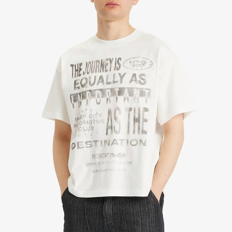 Travelled Journey Tee In White 1