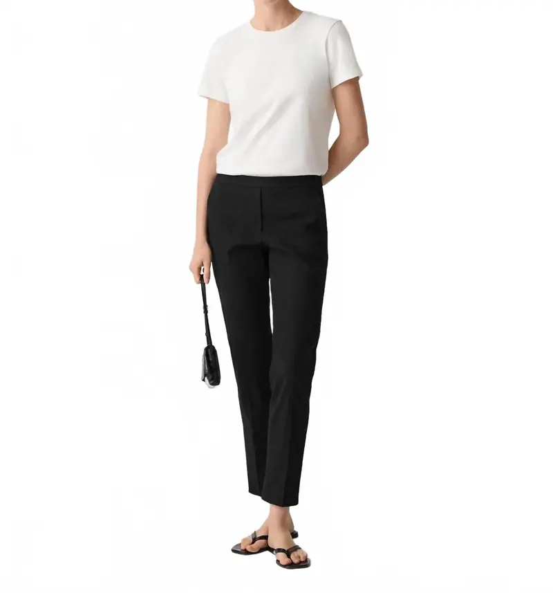 Treeca Pull On Pant In Black 1