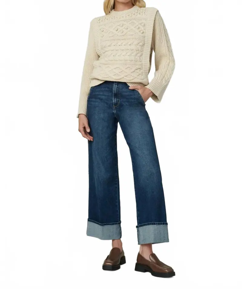 Trixie Trouser Wide Cuffs Jeans In Double Down 1