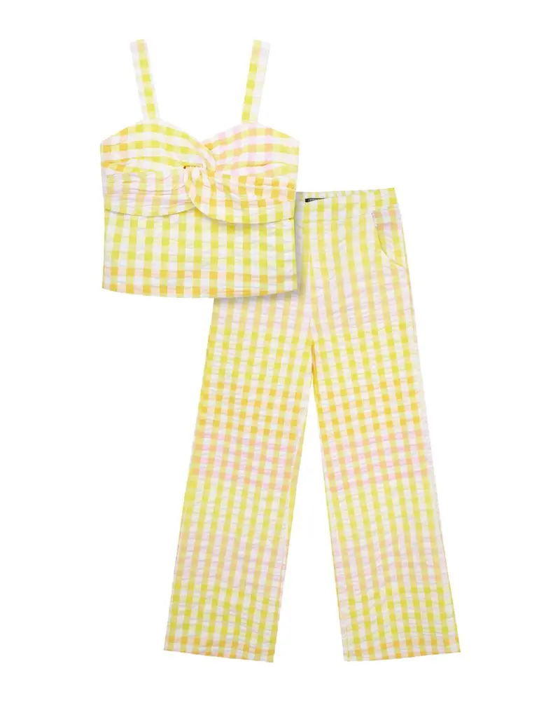Truce Gingham Pant Set 1