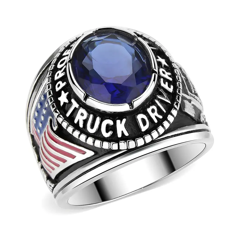 Trucker Ring In Montana Blue 1