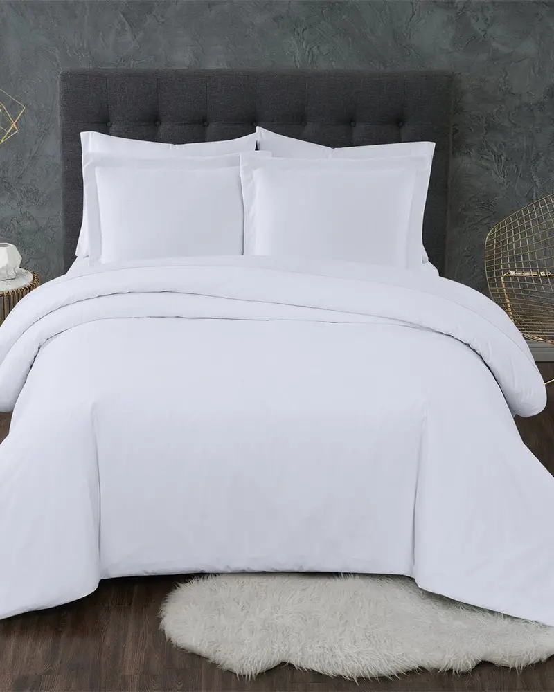 Truly Calm Antimicrobial White 3Pc Duvet Set 1