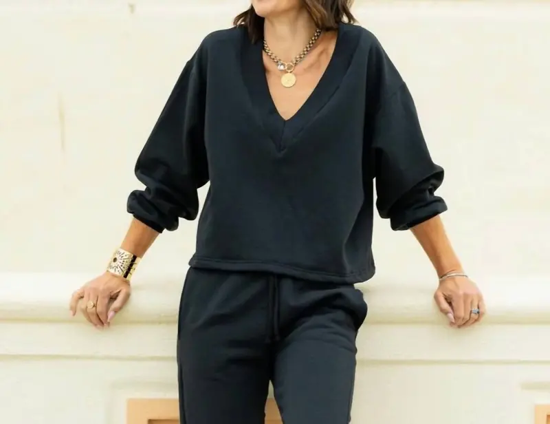 Tucker Sweatshirt In Black 1