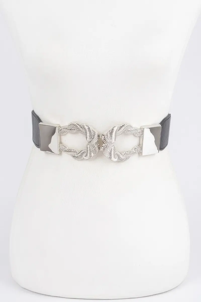 Twist Link Cuff Elastic Belt 1