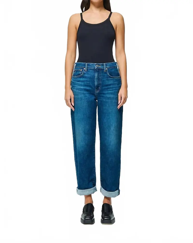 Tyler Vintage Straight Leg Jeans In Blue 1