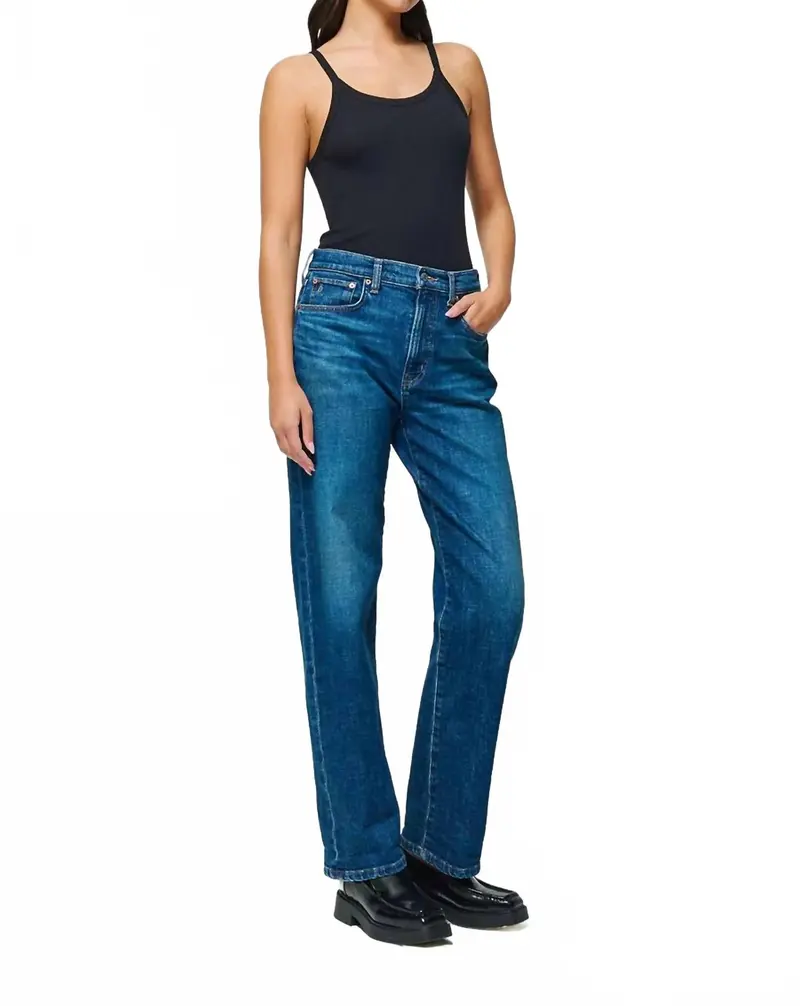 Tyler Vintage Straight Leg Jeans In Blue 3