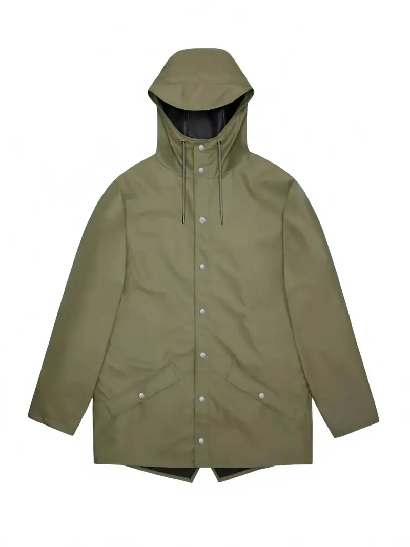 Unisex Waterproof Rain Jacket In Marsh 1