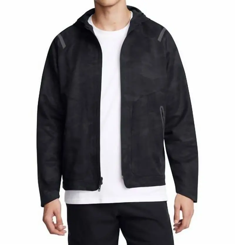 Unstoppable Hoodie Jacket In Camo Black 1