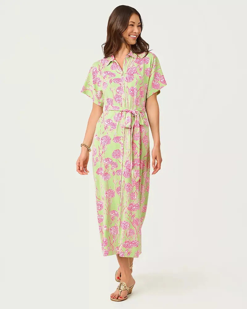 Upf 50+ Mckennon Maxi Shirtdress 1