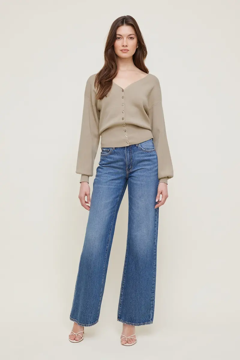 V Neck Cardigan 1