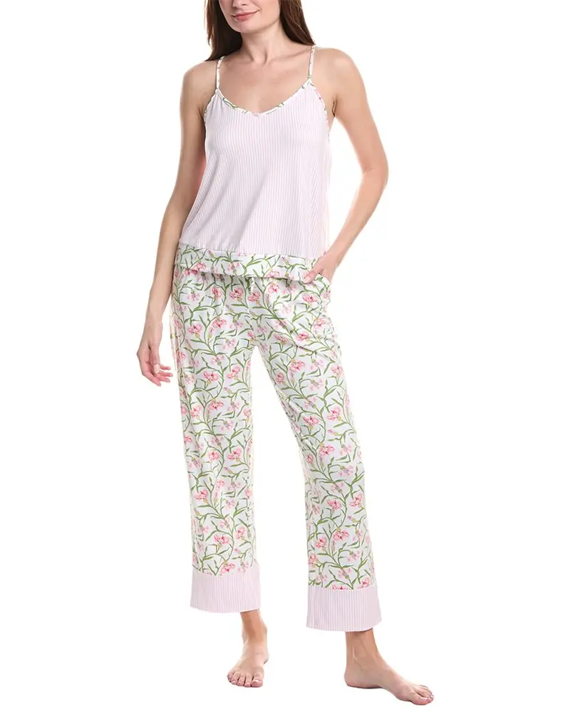 Vera Bradley 3Pc Cami, Short & Pant Pajama Set 1
