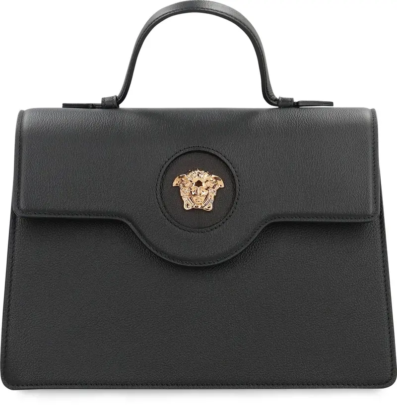 Versace La Medusa Leather Handbag 1