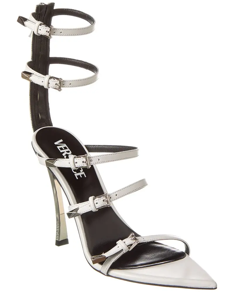 Versace Pin-Point Leather Sandal 1