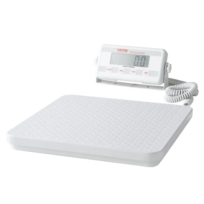 Vevor Portable Medical Scale Digital Physician Scale For Weighing 440Lb Capacity - White 1