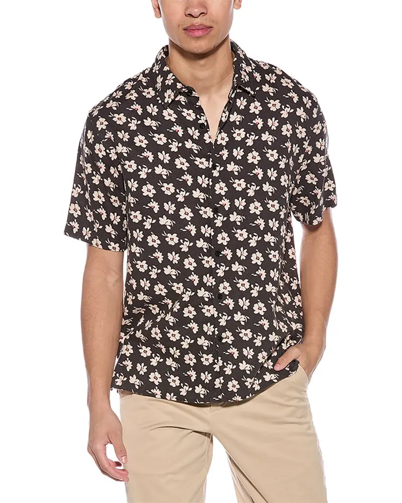 Vince Abstract Daisies Shirt 1