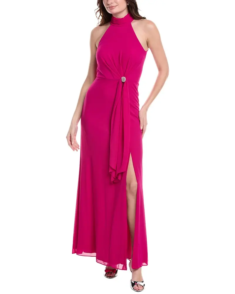 Vince Camuto Mock Neck Gown 1
