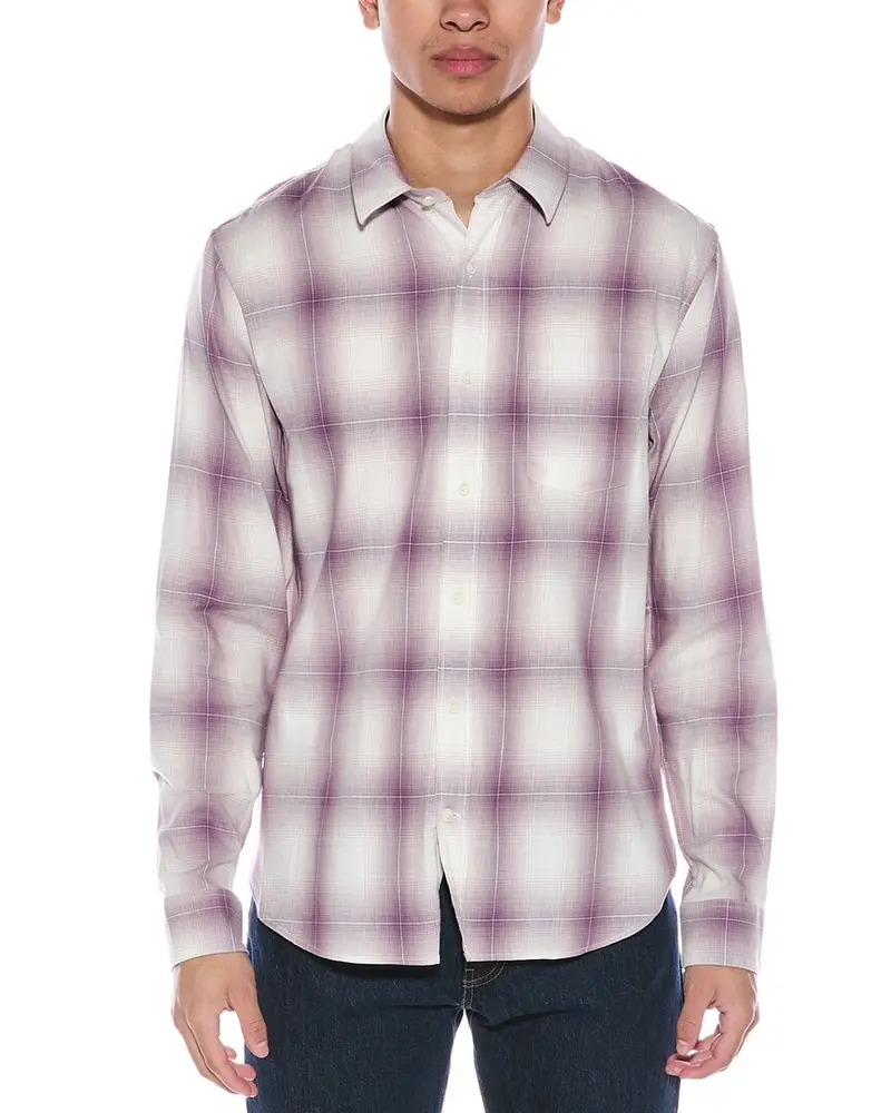 Vince Mirage Plaid Classic Fit Shirt 1