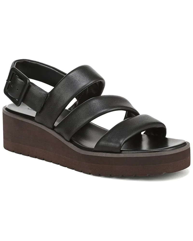 Vince Skylar Leather Wedge Sandal 1