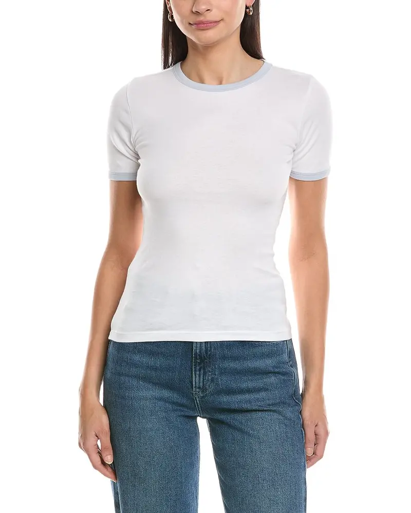 Vince Solid Ringer T-Shirt 1