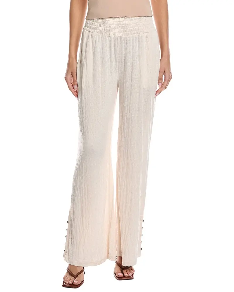 Vintage Havana Crinkle Knit Wide Leg Pant 1