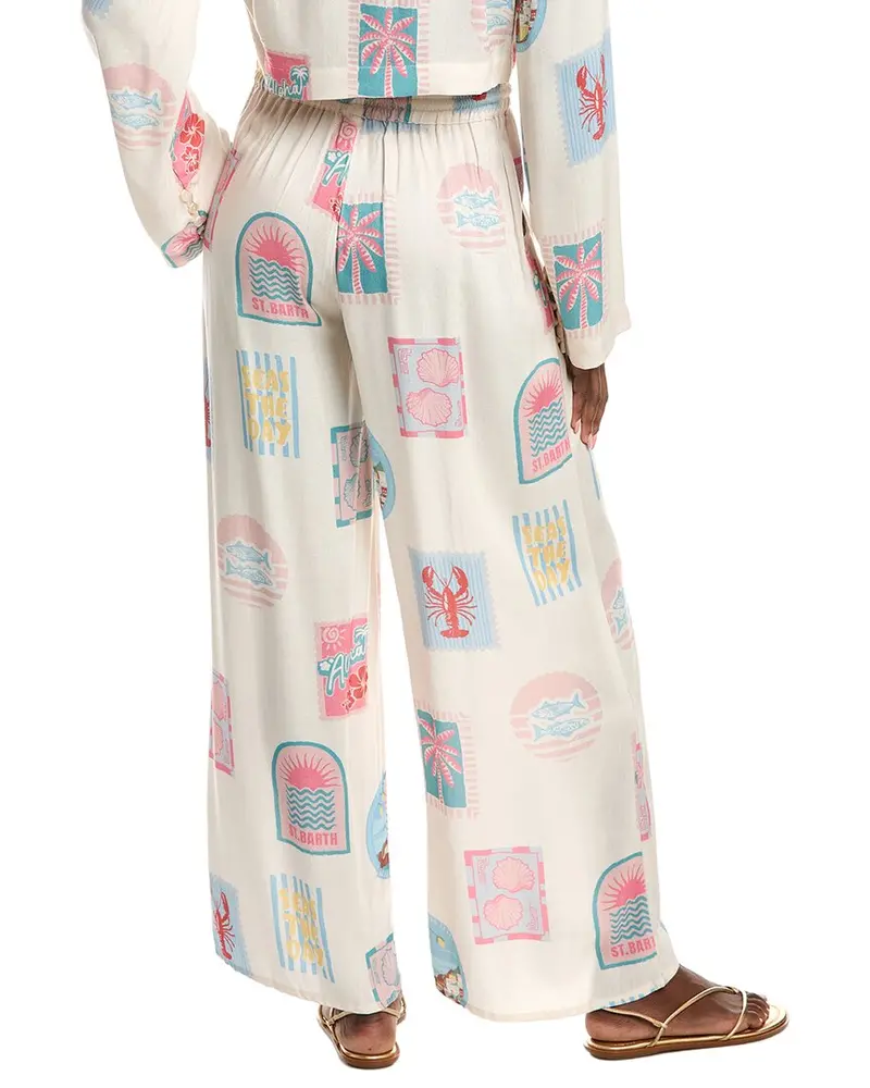 Vintage Havana Printed Crepe Pant 2