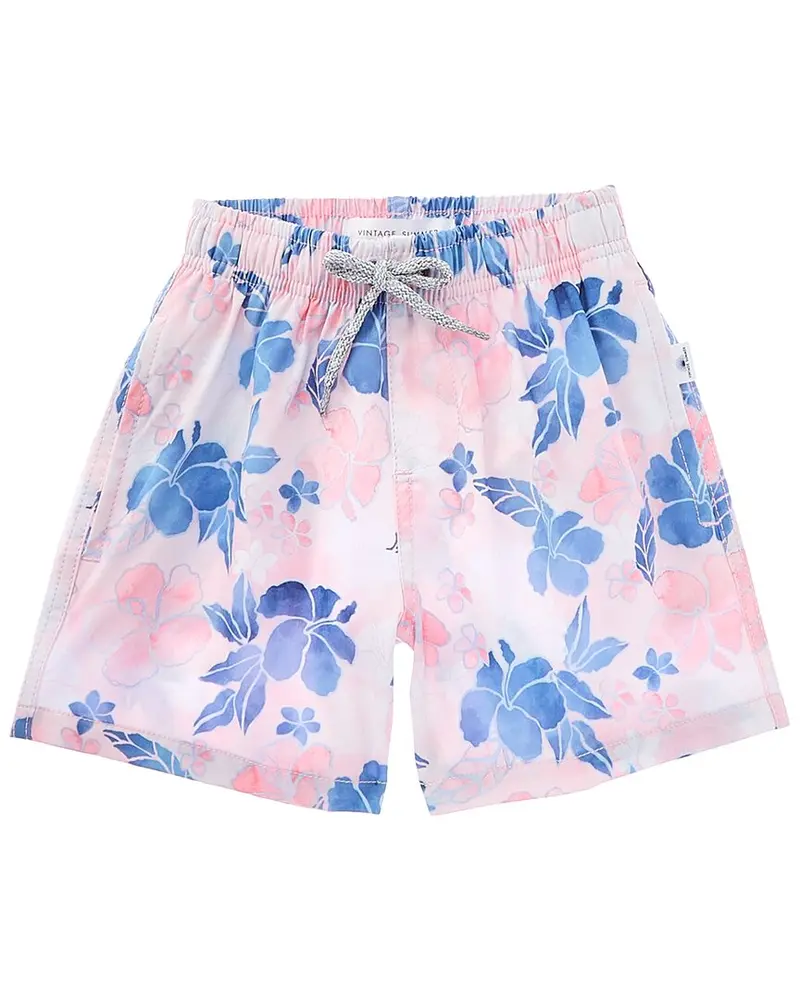 Vintage Summer 4-Way Stretch Volley Swim Short 1