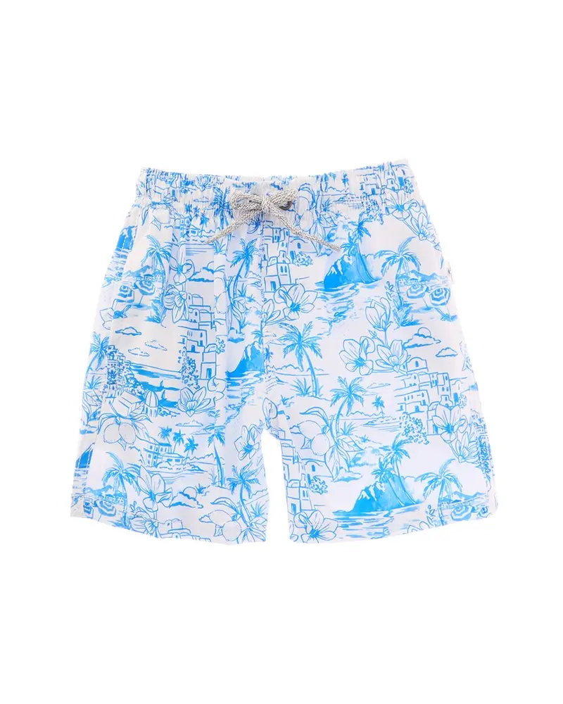 Vintage Summer 4 Way Stretch Volley Swim Short 1
