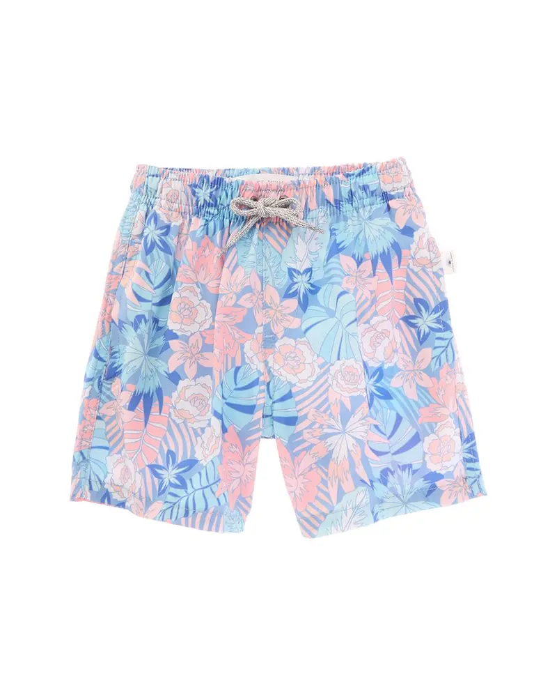 Vintage Summer 4 Way Stretch Volley Swim Short 1