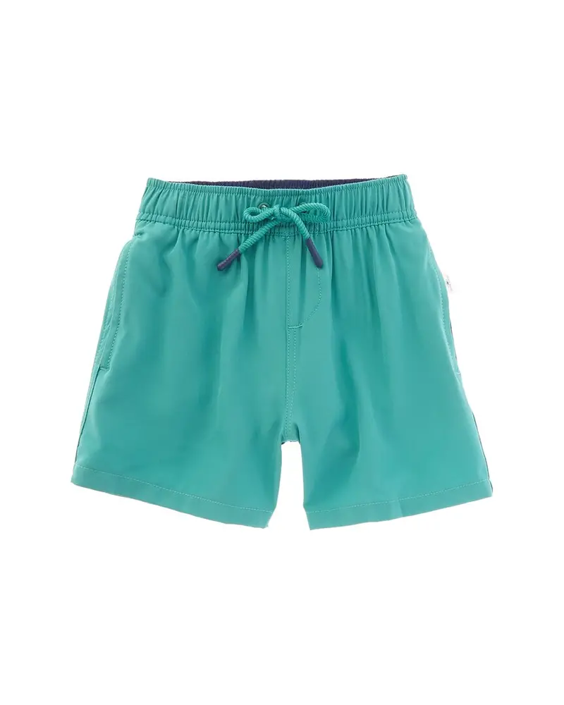 Vintage Summer Performance Stretch Lined Volley Swim Short 1