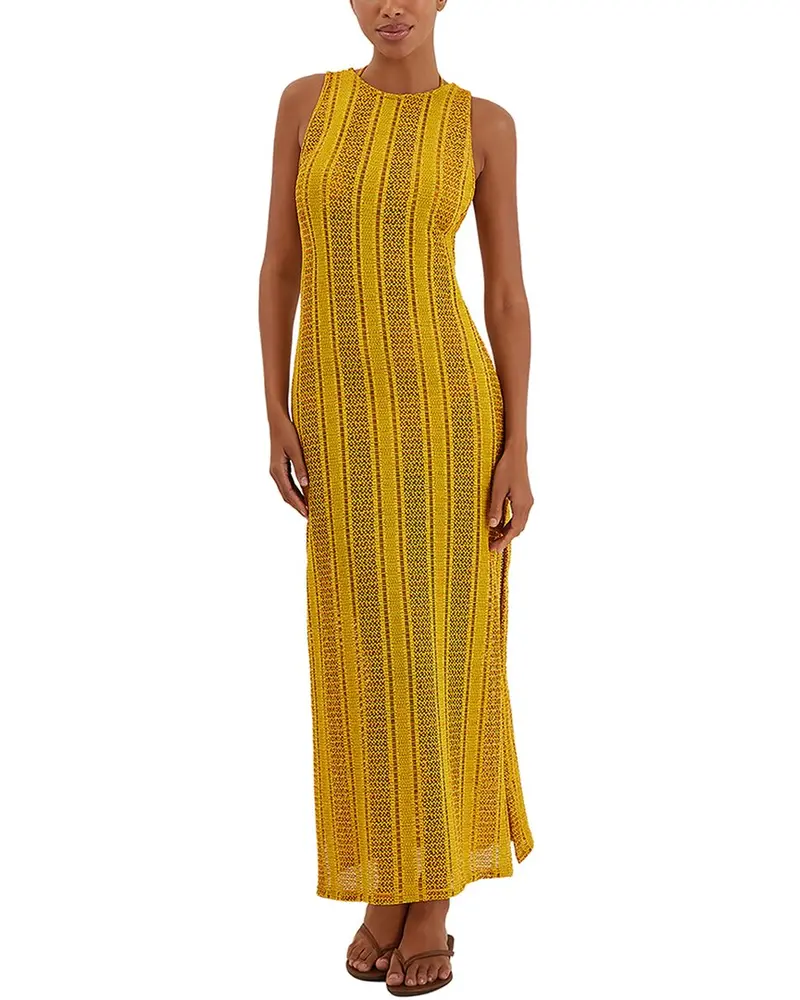 Vix Solid Twist Long Cover Up 1