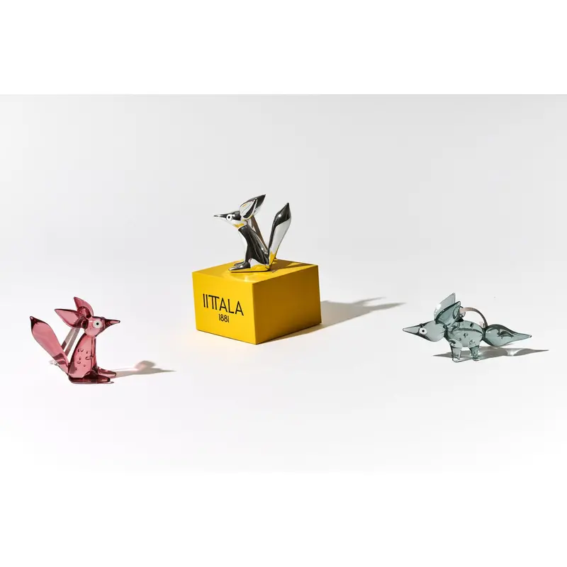 Vulpes Ornament Sitting 80Mm Cherry 2